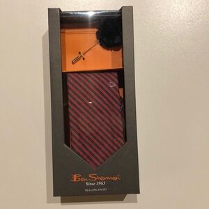 Ben Sherman tie and pin set (gift able)